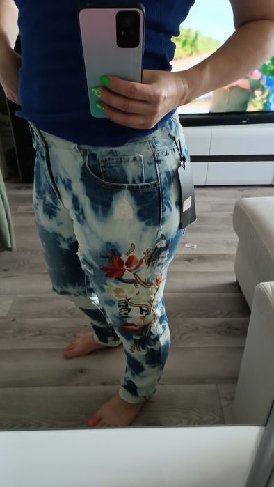 Spodnie jeansowe antaresa L nowe