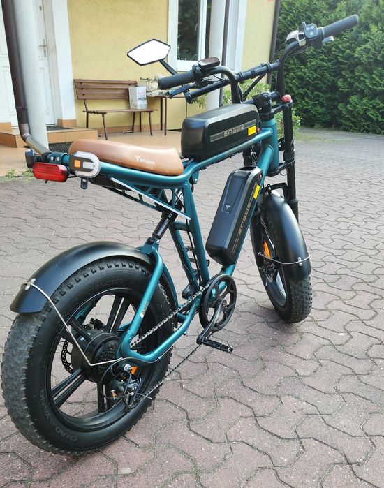Rower ENGWE M20 zielony, dwie baterie i niski przebieg