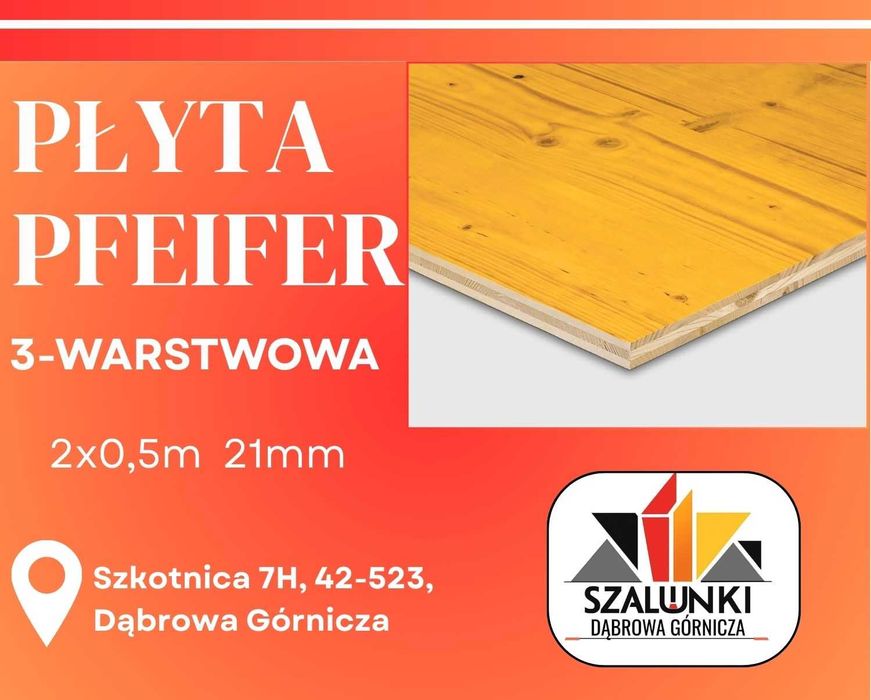 Płyty trojwarstwowe blaty szalunki stropowe deski korony trójnogi