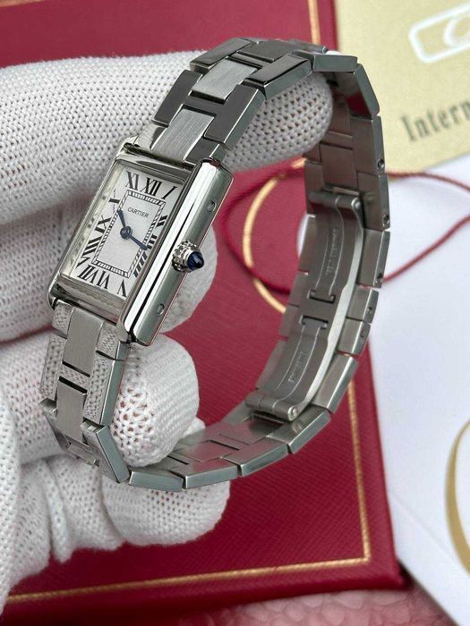 Швейцарские женские часы Cartier Tank Solo Lady (Картье). Топ качество