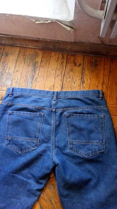 Джинсы мужские- Denim Co, W38 L30(54 размер), объем-98см, длина-103см