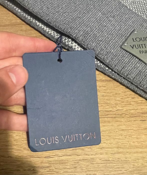 Gorro Damier da Louis Vuitton 'Cinza'