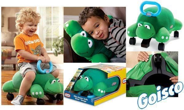 іграшка -каталка Little Tikes Pillow Racers у формі черепахи.
