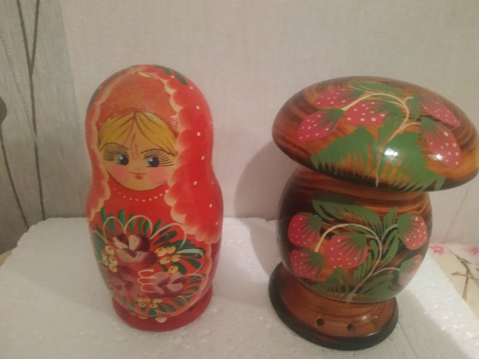 Игрушка. Матрёшка и Гриб