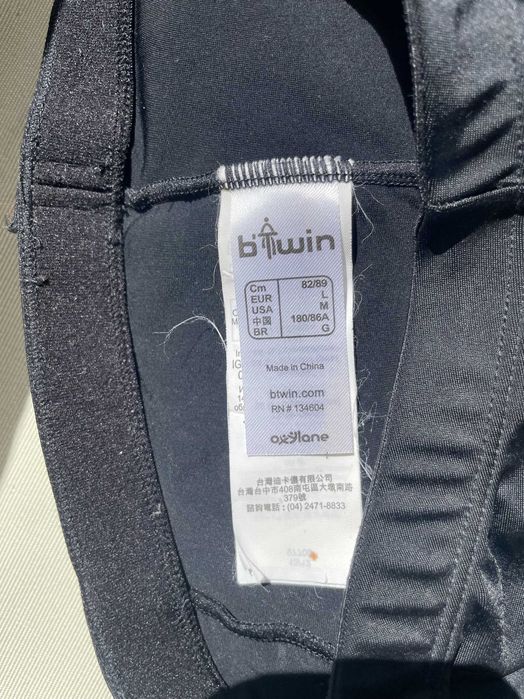 Calções BTT / CICLISMO BTWIN Pretos Almofadados, TAM L