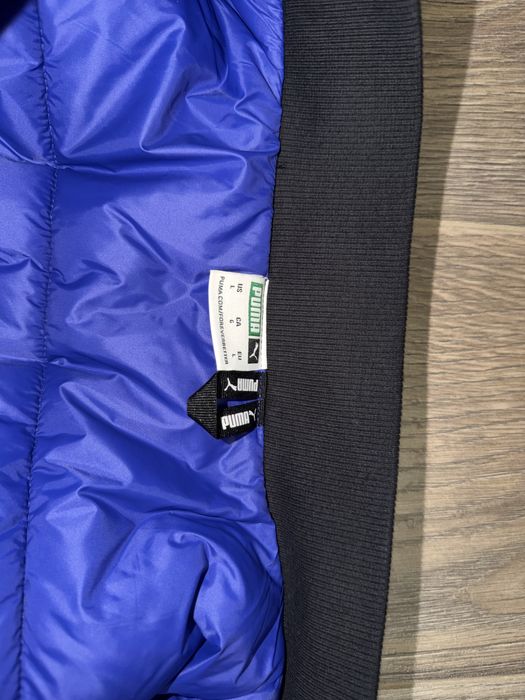 Чорний бомбер puma у розмірі L