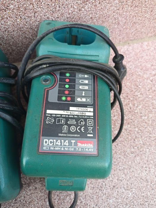 Ładowarki Makita DC1414T i DC1804T