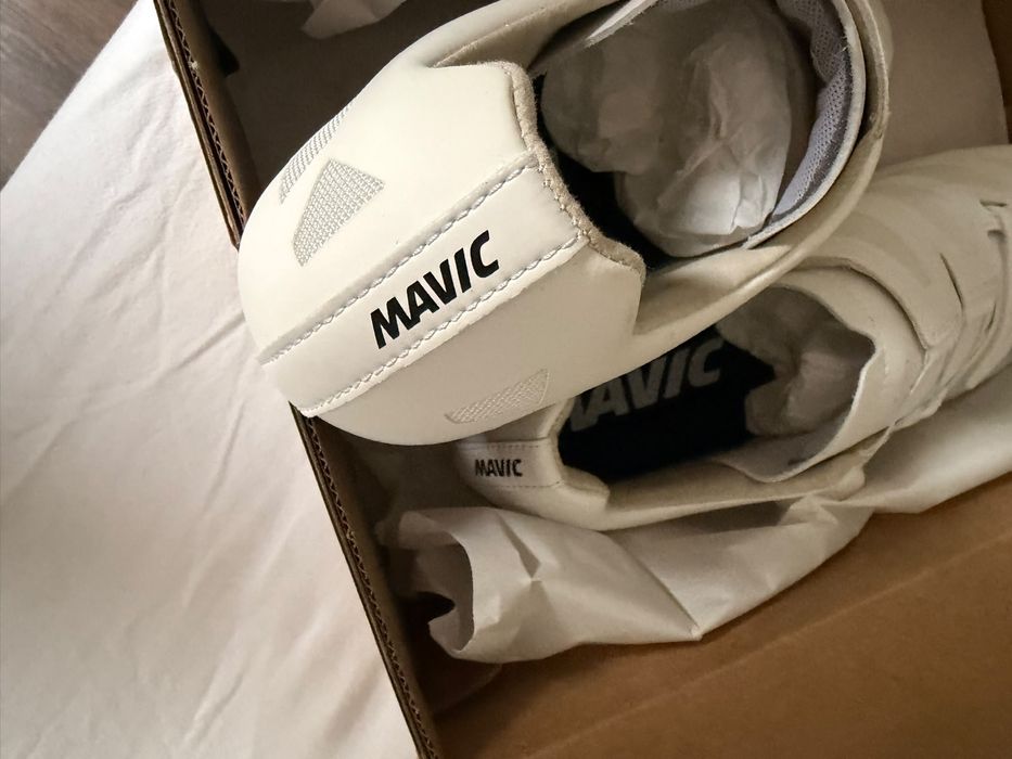 Sapatilhas de Ciclismo de Estrada Mavic Cosmic Elite - branco – Tamanho 42 EU – NOVAS