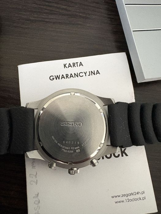 Zegarek Seiko Chronograph 100M 7T92