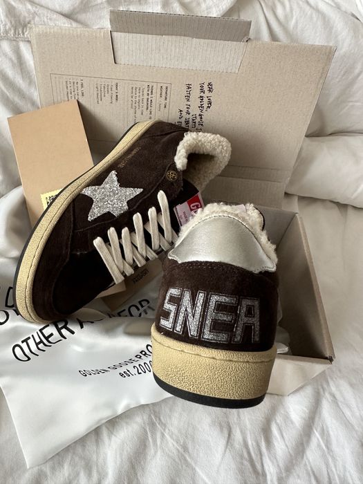 Golden Goose 37 Преміум-якість • Натуральна замша • Утеплена модель