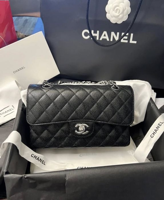 Шкіряна сумка Шанель