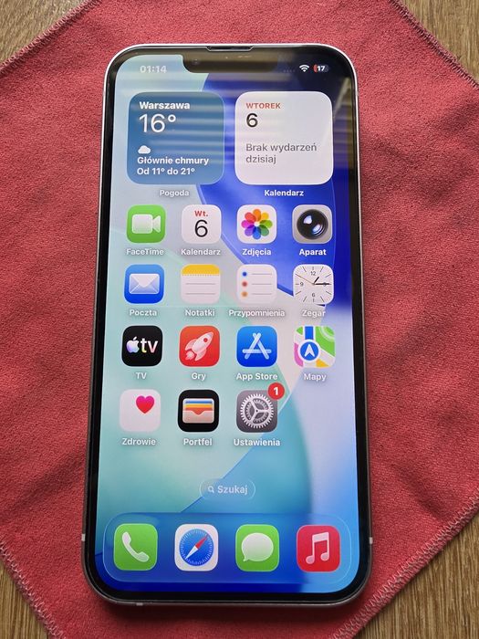 Iphone 13 128gb - stan bdb, etui