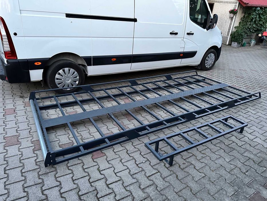 Bagażnik dachowy z rolką, platforma z drabiną do Renault Master L3H2