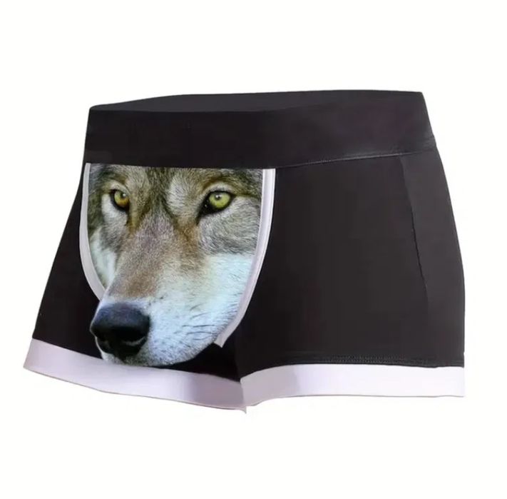 Чоловічі труси з вовком