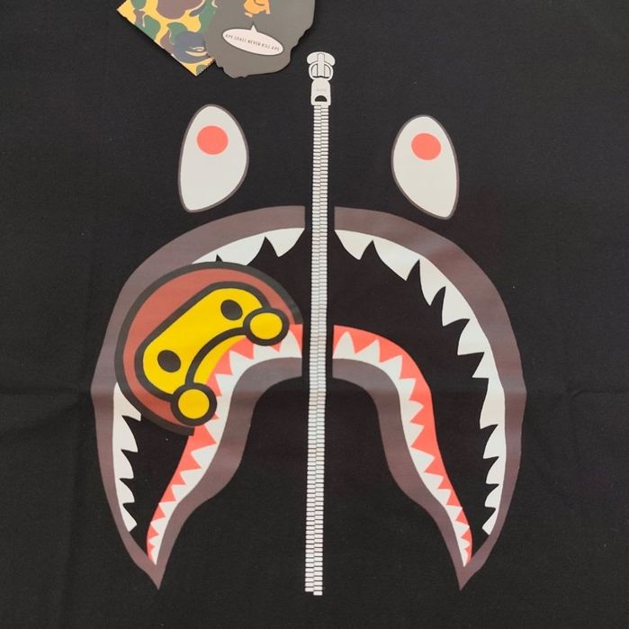 Футболка Bape x Shark Tee