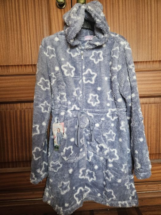 Robe polar com fecho em coralina tam. S