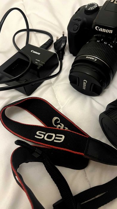 Canon EOS 4000D + 2 lentes + Mochila (Excelente Estado)