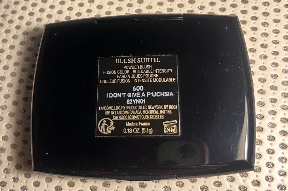 Lancome róż do policzków I don’t give a f*uchsia 600