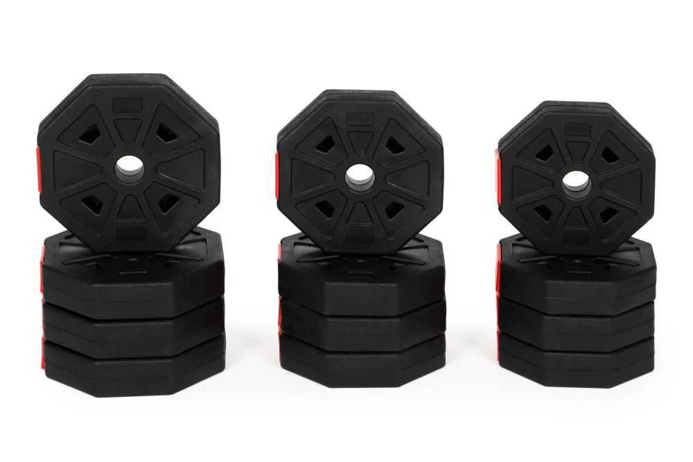 Hantle regulowane 2 x 10kg sztanga zestaw 20kg gryf