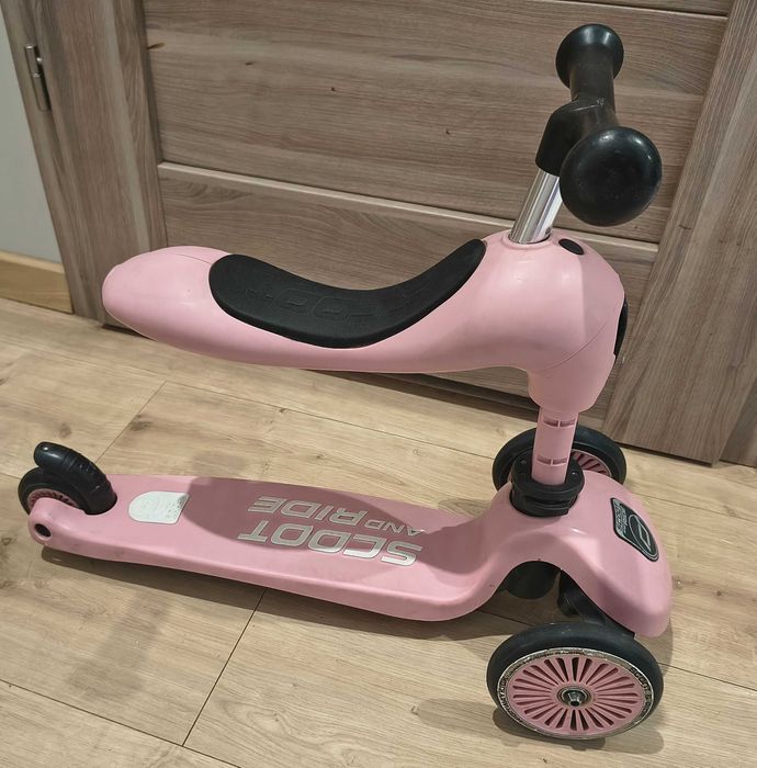 SCOOT & RIDE Highwaykick 1 2w1 Rose