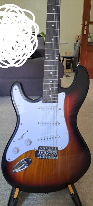 Linda Guitarra Eléctrica para principiantes ESQUERDINOS/CANHOTOS