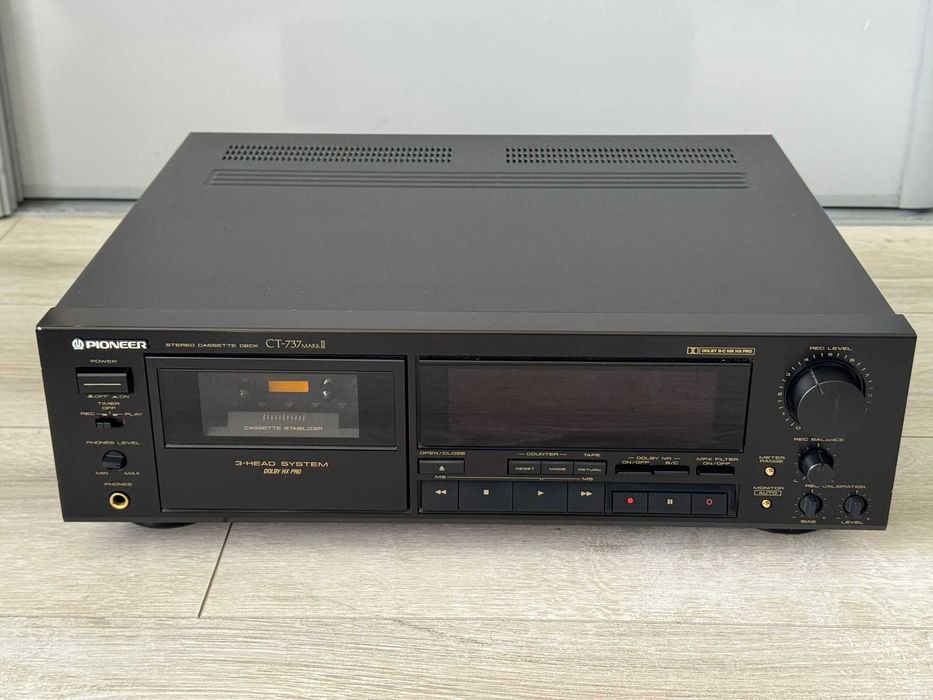 Magnetofon kasetowy Pioneer CT-737 Mark II Mk2 3-Head System Dolby HX PRO