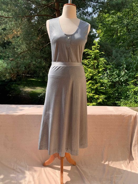 3 części - srebrny komplet na lato, rozm s , m