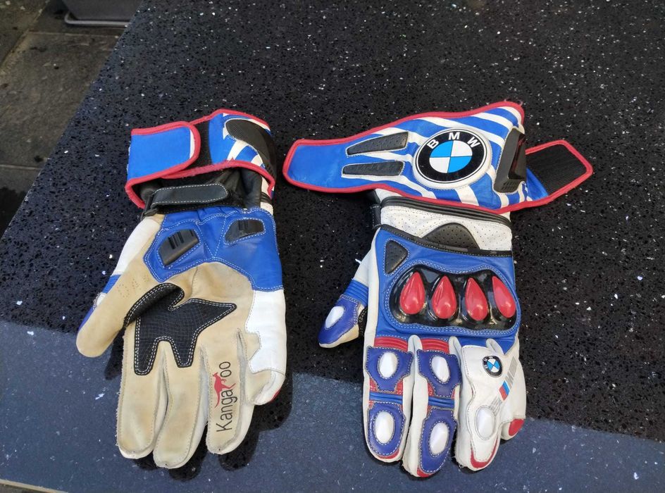 Luvas mota  Bmw pele
