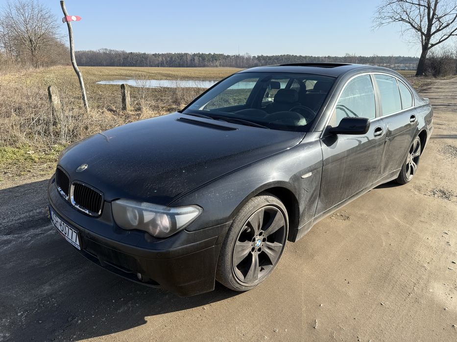 BMW 740d e65 m67 masaże wnetylowane fotele rolety