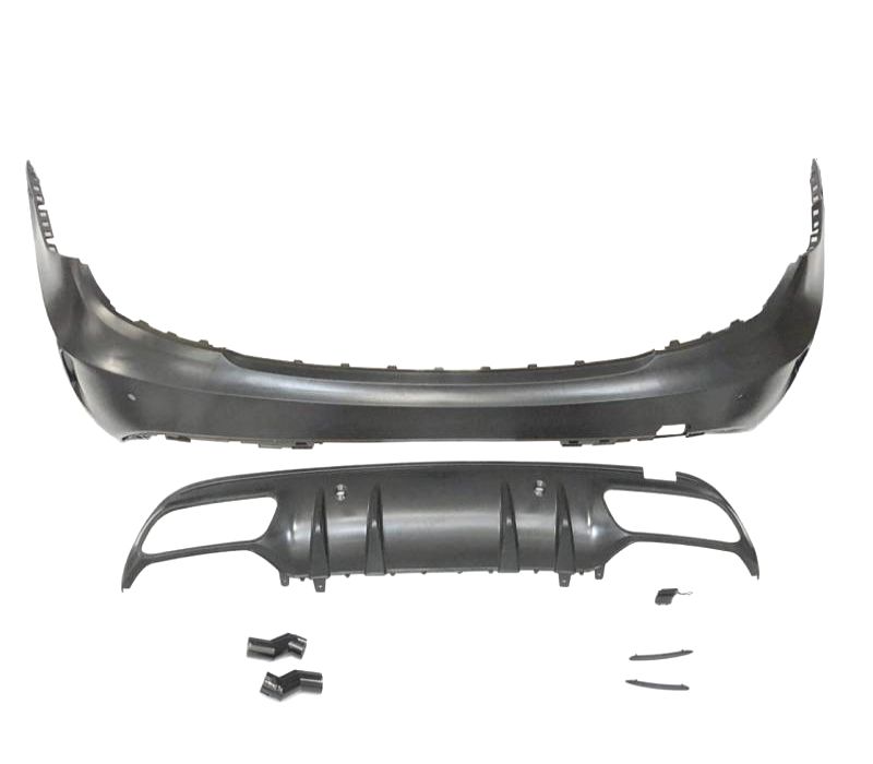 PARA-CHOQUES TRASEIRO MERCEDES W204 07-13 LOOK W205 C63