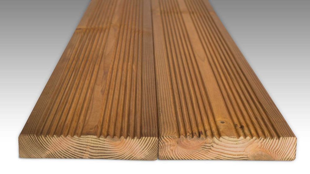 Deski tarasowe 27x144 mm IMPREGNOWANE deska na taras DREWNO Z PÓŁNOCY