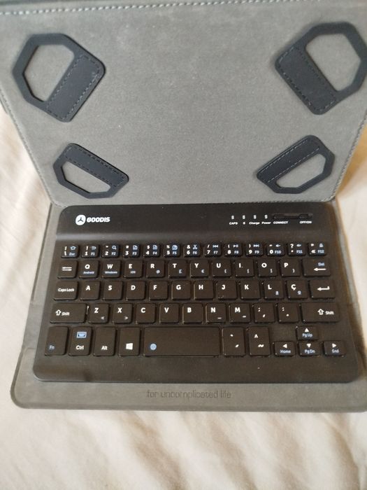 Samsung tab a7lite + capa + pelicula + capa + capa teclado + bolsa