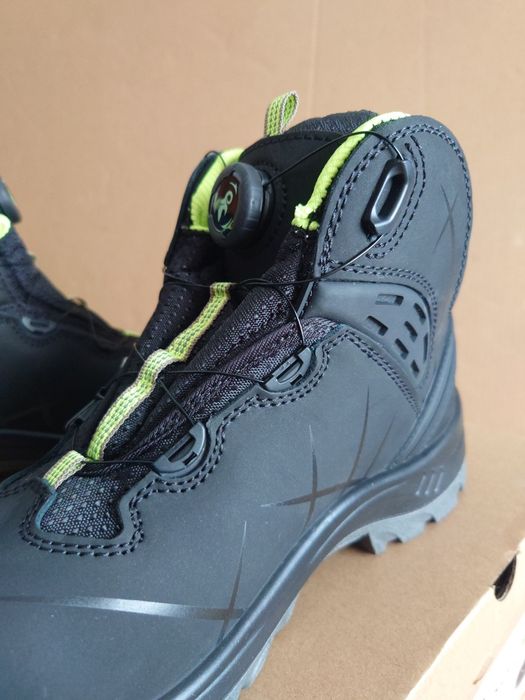 Buty skórzane Wysokie r.42 BOA z podnoskiem ochronne Robocze Trzewiki