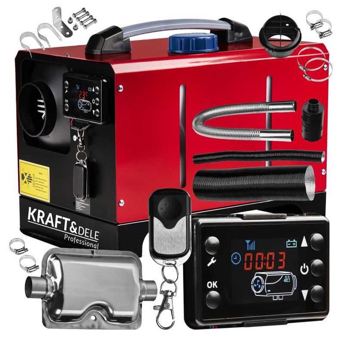 Nagrzewnica WEBASTO 8kW 12/230V Kraft Dele KD11780 Pilot