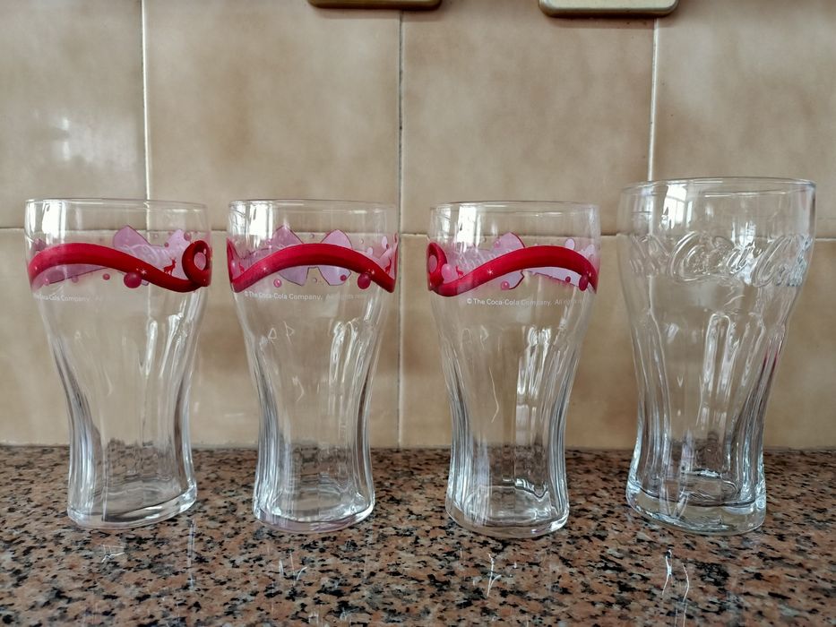 Copos da coca-cola 33 cl casa quarto apartamento vivenda carro