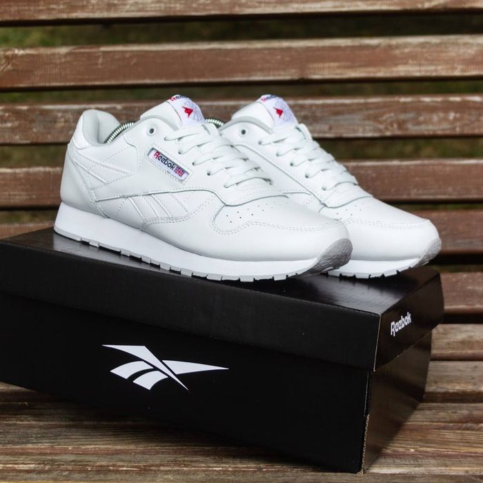 (1484-1981) Акція! Кросівки Reebok Classic білі (41-46) рібок
