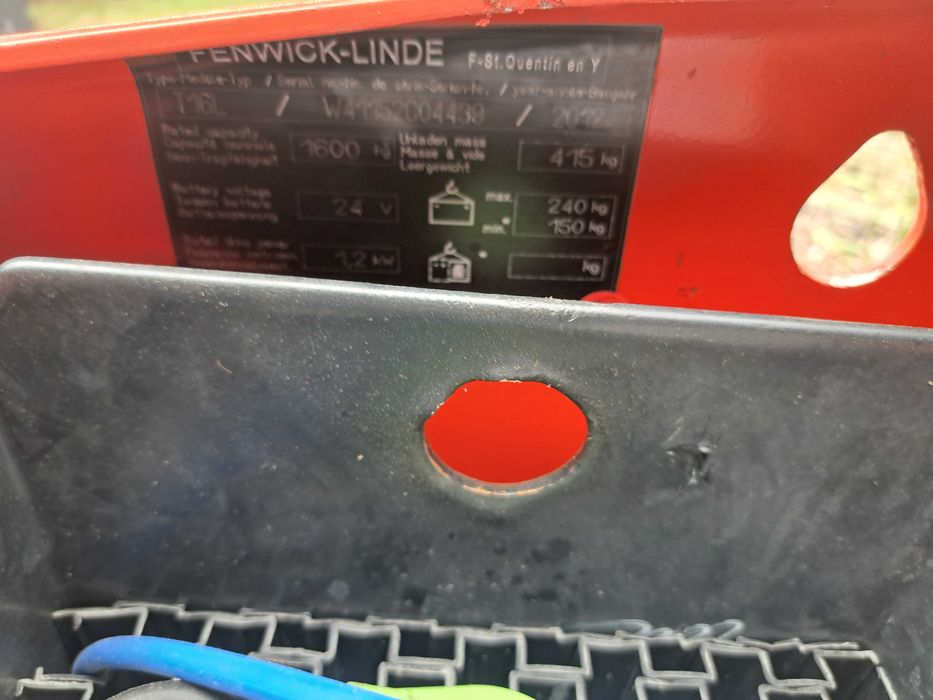 Paleciak elektryczny Junghenrich, Linde - 80CM