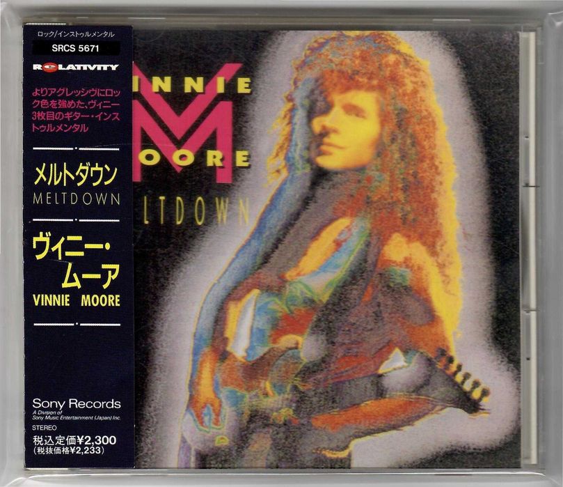 Vinnie Moore - Meltdown - CD OBI JAPAN
