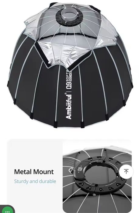 Софтбокс  параболічний октобокс Ambitful Q9 120 см з сотами godox