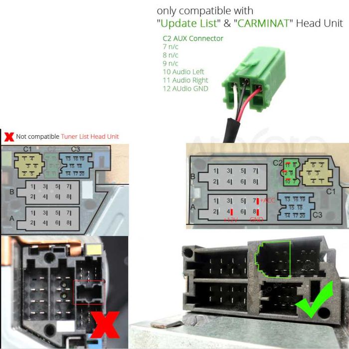 Odbiornik Adapter Bluetooth AUX Renault Megane Scenic Clio UPDATE LIST