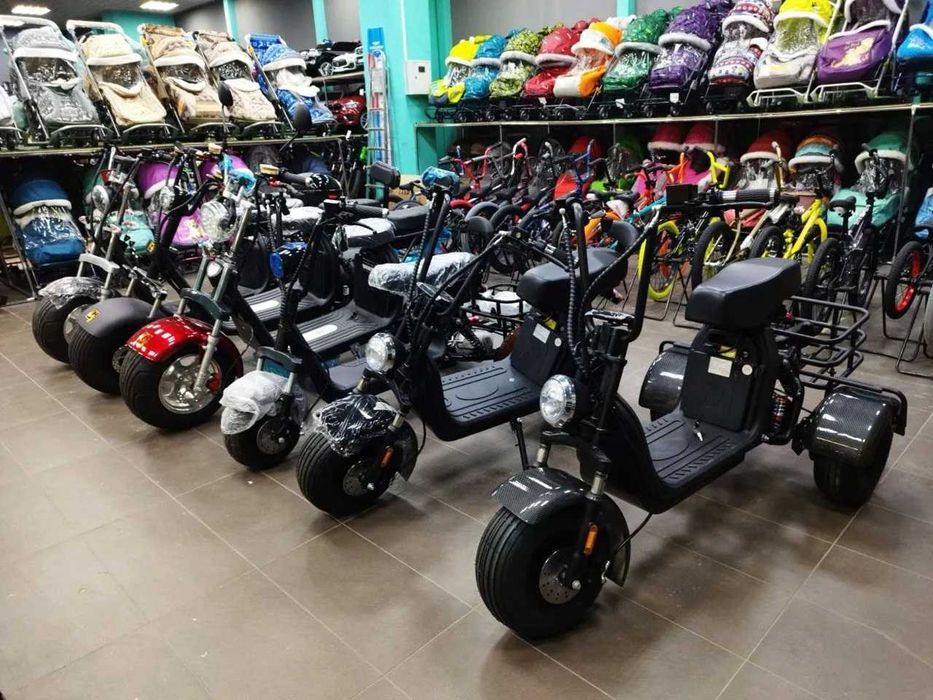 Розпродаж! Електросеутер CityCoco 2500Вт! Встигни (Білий/Чорний)