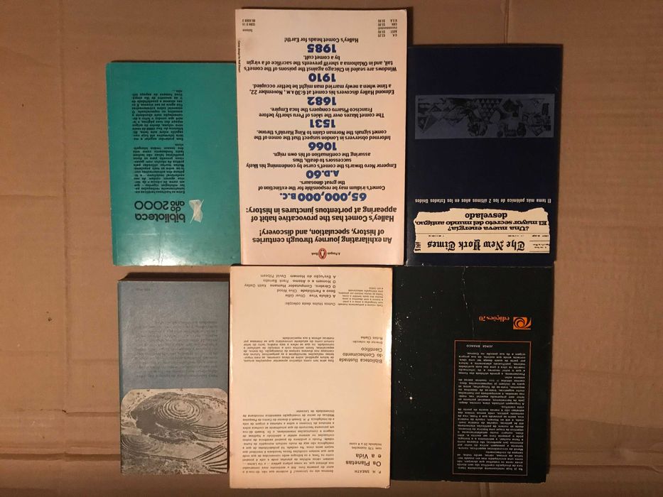 8 Livros - Temática ovnis e outros temas semelhantes