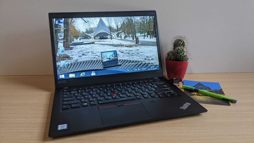 Сучасний Lenovo ThinkPad T490s i5\8gb\250gb\IPS\акумулятор у гарному стані