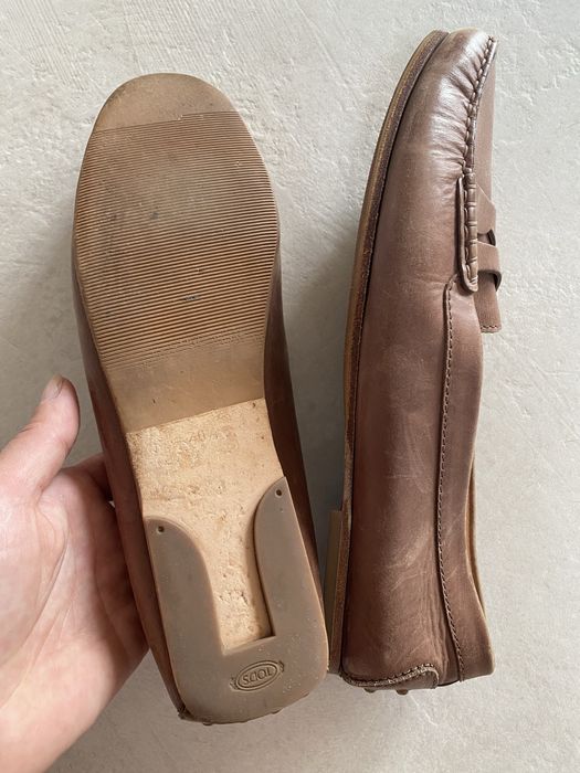 Tod’s mokasyny 40,5 damskie brązowe