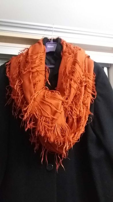 Шарф теплый, большой