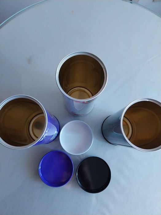 Lote 3 latas perfume, arrumação, colecionadores, decorativos, Be You