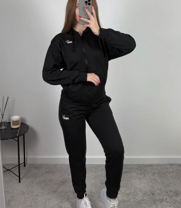 Жіночий Костюм Пума Puma Essentials Full-Zip Logo