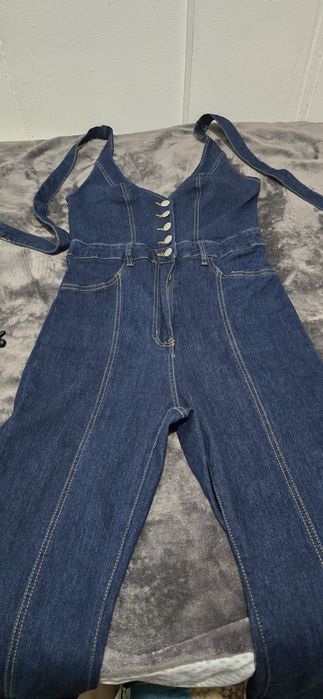 Macacão de ganga/jeans