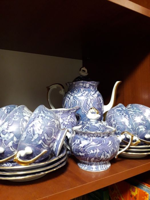 Продам сервіз синій
