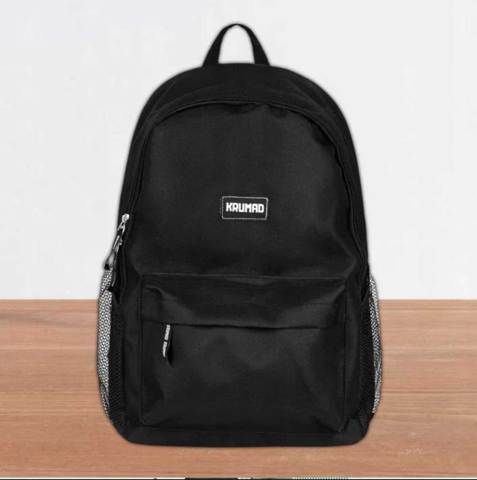 NOWY Plecak Męski Szkolny Młodzieżowy Turystyczny na Wycieczki Czarny